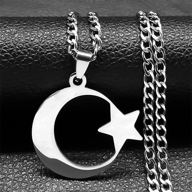 Collier Croissant Lune Islam