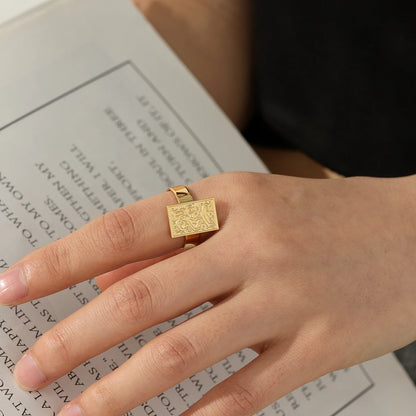 Bague "Guide-nous dans le droit chemin"