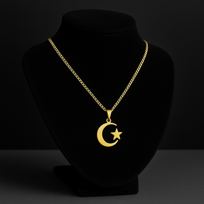 Collier Croissant Lune Islam