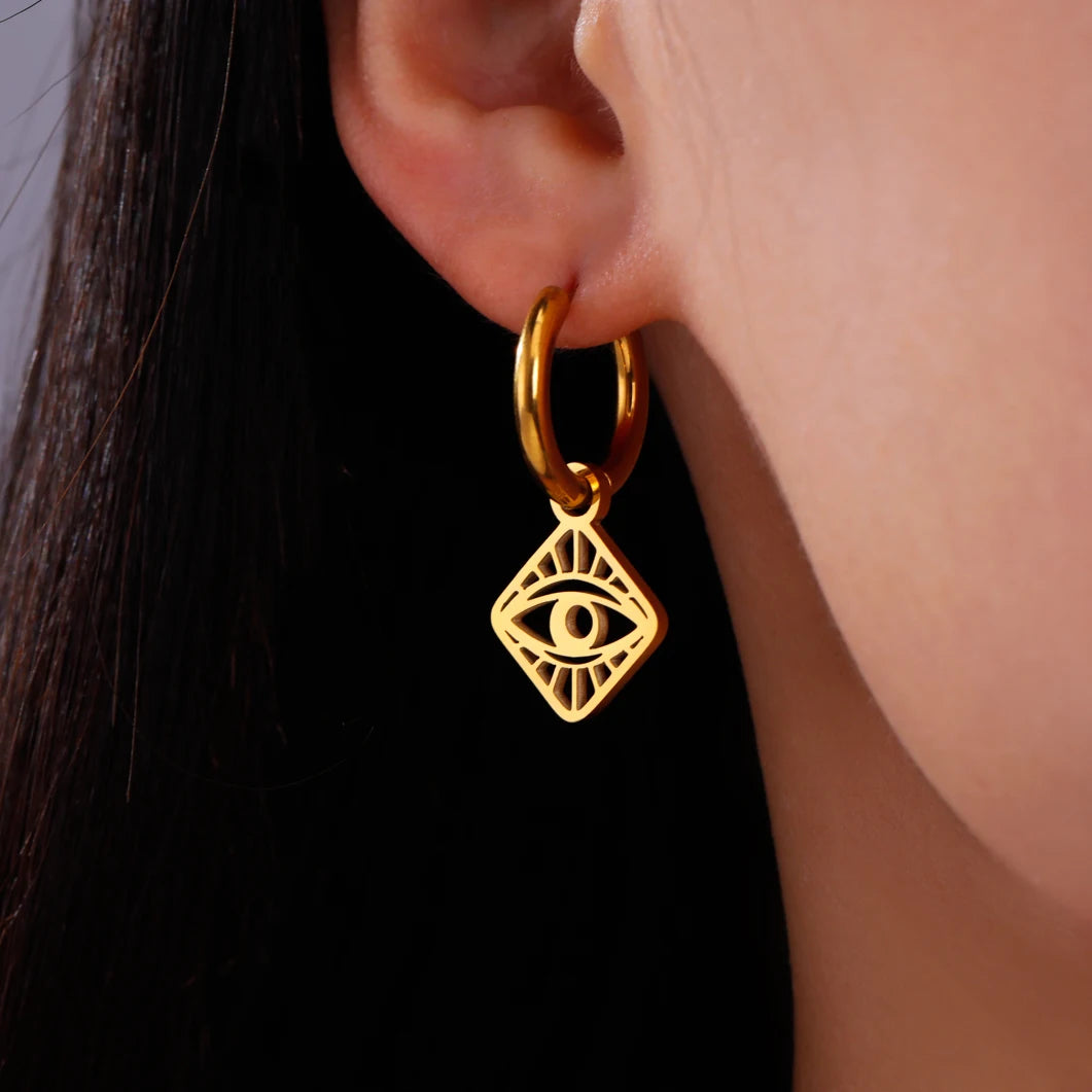 Boucles d'Oreilles Oeil